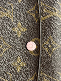 Louis Vuitton - Monogram Long Wallet (Pink Button)